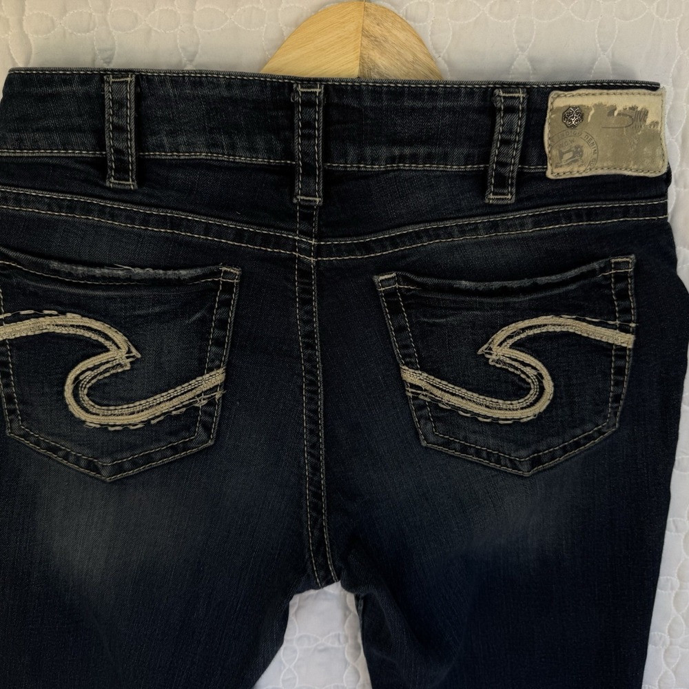 Silver Brand Jeans women's Suki W30 L22 1/2‎ Embroidered details - Picture 10 of 16